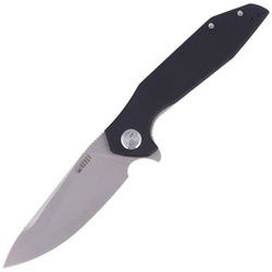 Kubey Nova LL KU117A Knife Black G10, Bead Blasted D2