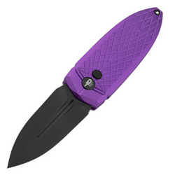 Bestech QUQU Purple Aluminum, Black DLC 14C28N by Gogo Knife (BG57B-5)