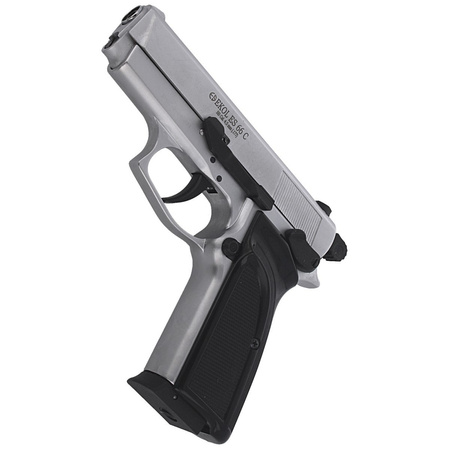 Zestaw wiatrówkowy 09: pistolet Voltran Ekol ES 66C White 4.5 mm, 1500 BBs, 10 kapsuł CO₂, 100 tarcz