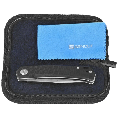 Nóż składany Sencut Braxx Black G10, Satin D2 (S25089-1)