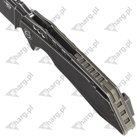 Bestech Knife Shodan Black Titanium, Black Stonewashed CPM S35VN by Todd Knife and Tool (BT1910B)