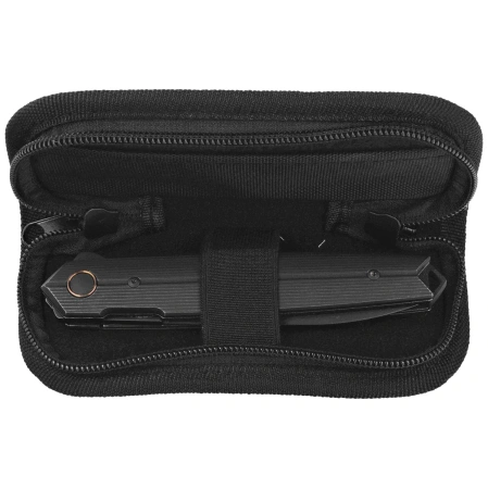 Fox Pacifico Knife Black PVD Titanium, Black Stonewashed PVD MagnaCut by Bob Terzuola (FX-ATC-OG02 TIPVDSW)