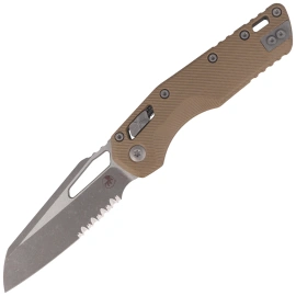 Microtech MSI S/E Knife Tan Fluted G10, Apocalyptic P/S M390MK by Tony Marfione (210-11APFLGTTA)