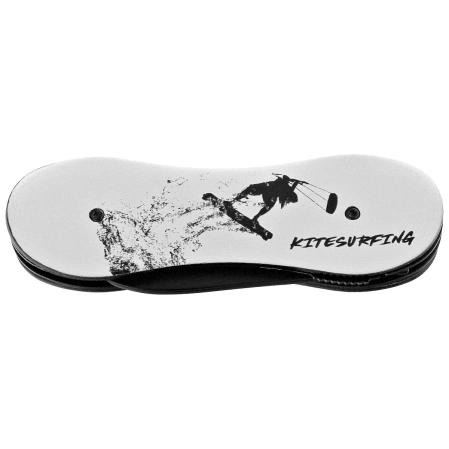 Nóż składany Third Decor Habitat N119K Double-Sided 3D Kitesurfer Blank Aluminium, Black 420/Titanium (TH-N119K)