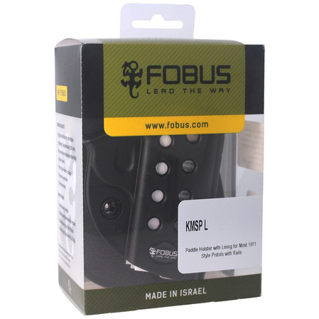 Fobus 1911 Style holster with rail: Colt, Springfield, Kimber (KMSP L)