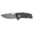 LionSteel Q4ttro Knife Black G10/Titanium, Satin MagnaCut by Molletta (Q4 GBK)