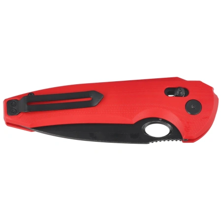 Bestech Noctar Knife Red G10, Black PVD 14C28N by Kombou (BG66G)