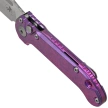 Microtech LUDT Gen III S/E Marfione Select Automatic Knife Purple Anodized Slab Side Titanium, Purple HW, Stonewashed M390MK by Tony Marfione (1135-10MS9)