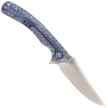 Nóż składany WeKnife Dracarys LE No 150/199 Flamed Titanium, Satin M390 (WE25061B-3)