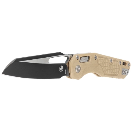 Microtech MSI S/E Ram-Lok Frag Tan G10, Black M390MK by Tony Marfione (210-1FRGTTA)