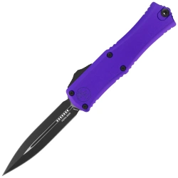 Nóż automatyczny OTF Microtech Hera II Mini D/E Purple Aluminium, Black M390MK by Tony and Sean Marfione (1702M-1PU)