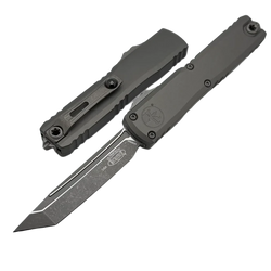 Microtech Ultratech Gen III ZBP T/E OTF Knife Natural Clear Aluminium, Apocalyptic M390MK by Tony Marfione (1123-10APNC)