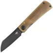 Bestech Bruv Knife Black Bronze Titanium / Ultem, Black Stonewashed M390 by Galovic Design (BT2401C)