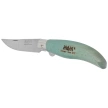 MAM Iberica S Blade Lock Knife Turquoise Beech Wood, Inox HW, Satin 420 (2011-TU)