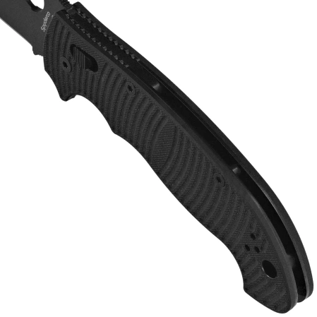 Spyderco Manix 2XL Salt Knife Black G10, Black DLC MagnaCut by Eric Glesser (C95GMCBKP2)