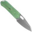 Nóż składany Remette RT-Woodpecker Crystal Green Titanium, Hand Grinding Pearlescent M390 (RTWP-IG)