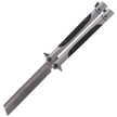 TOKISU Balisong Black G10/Steel, Satin butterfly knife (02174)