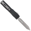 Microtech Ultratech Gen IV Spartan OTF Knife Black Topographic Deep Engraved Aluminium, Apocalyptic M390MK by Tony Marfione (12234TP-10AP)