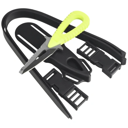 Mac Coltellerie Microsub PT Diving Knife Green ABS, Mirror W 1.4116 (MRS06PT.V)