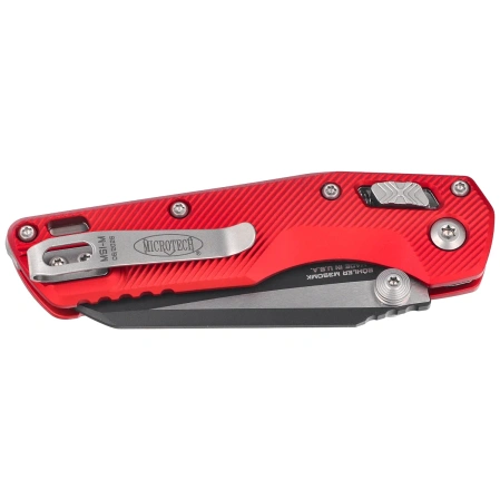 Nóż składany Microtech MSI Ram-Lok Mini S/E Fluted Red Aluminium, Black M390MK by Tony Marfione (210M-1FLRD)