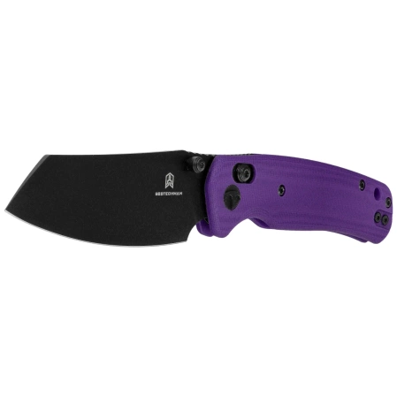 Bestechman Cicada's Wing Knife Purple G10, Black 10Cr15MoV (BMK06B)