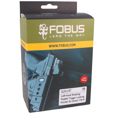 Fobus GLCH LH RT Holster for Glock 17, 19, 19X, 22, 23, 25, 31, 32, 34, 35, 44, 45 and Emtan Ramon - Left Hand