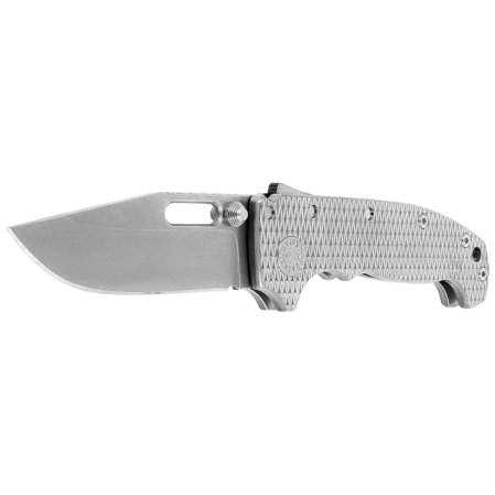 Nóż składany Demko MG AD20S Clip Point Milled Titanium, Stonewashed CPM MagnaCut by Andrew Demko (MGAD20S-MAG-MI-TI-CP)