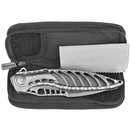 Rike Knife Thor 6 Plus Gray Titanium, Beadblasted Bohler M390 (RK Thor6 Plus-P)
