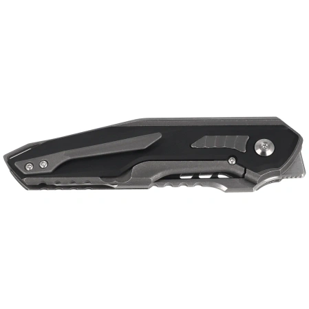 Kizer Zero Knife Gray Titanium / Black Aluminium, Hand Brushed S45VN by Maciej Torbe (Ki3664A2)