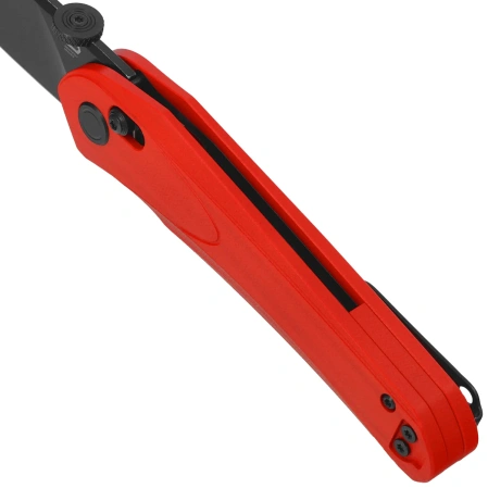 Bestech Mothus Knife Red G10, Black Stonewashed 14C28N by Kombou (BG67H)