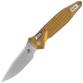 Microtech Socom Ram-Lok S/P-M Knife Tan Frag Aluminum, Stonewshed M390MK by Tony Marfione (160RL-10FRTA)