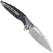Nóż składany RikeKnife Thor 7 Integral Titanium/Black G10, Satin 154CM (RK-THOR7-B)