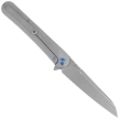 KB Kubey Dandy Knife, Grey Titanium, Sandblasted CPM S90V by Maksym Tkachuk (KB247J)