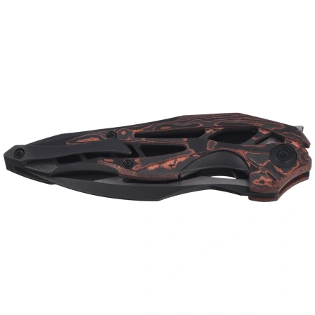 Nóż składany WeKnife Arrakis LE Black Titanium / Copper Foil Carbon Fiber, Black Stonewashed / Satin Vanax by Elijah Isham (906CF-E)