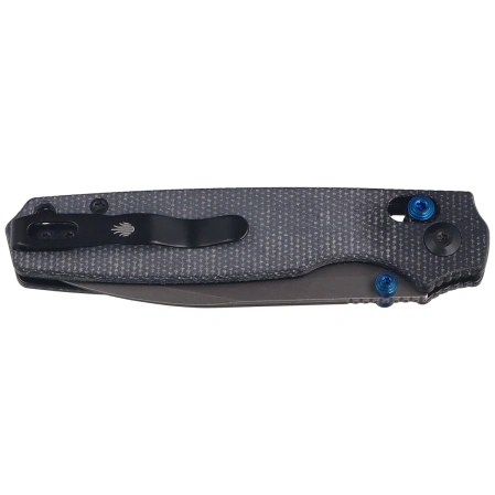 Kizer Pokiman CD Knife Black Micarta, Gray Stonewashed AEB-L (V3789A1)