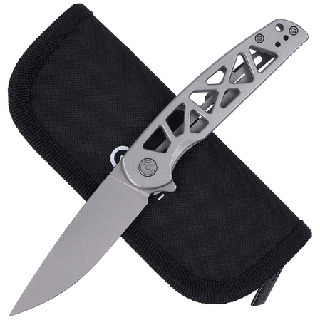 CIVIVI Perf Stainless Steel, Stonewashed (C20006-A)