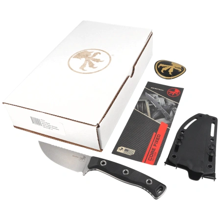 Microtech Akris S/E Knife Black G10, Stonewashed M390MK by Tony Marfione (95-10BK-5)