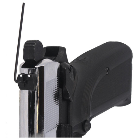 Airgun set 20: Voltran Ekol ES P66C Shiny 4.5 mm Pistol, 1500 BBs, 10 CO₂ cartridges, 100 targets