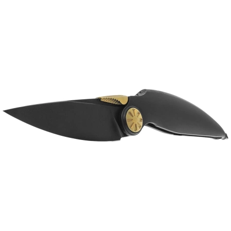 Nóż składany Rike Knife RK Predator-B Black DLC Titanium, Black DLC M390