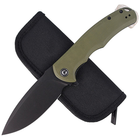 Civivi Knife Praxis OD Green G10, Black Stonewashed 9Cr18MoV (C803F)