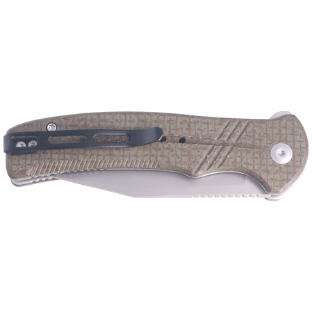 CIVIVI Cogent Green Micarta, Silver Bead Blasted 14C28N (C20038D-5)