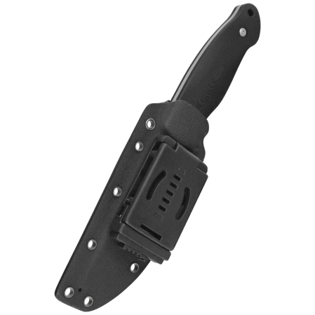 Kubey Eskoria Knife Black G10, Beadblasted 14C28N by Bastards Knives (KU268A)