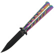 Nóż motylek Martinez Albainox Balisong Colours-Black (02122)