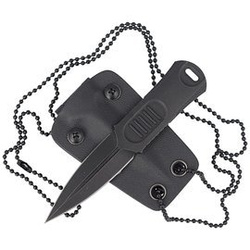 We Knife OSS Dagger Black G10, Black Stonewashed by Justin Lundquist (2017E)