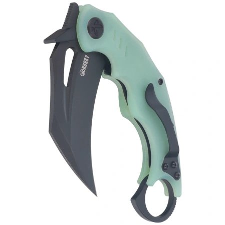 Nóż składany Kubey Wrath Jade G10, Blackwashed 14C26N by MUZI Design (KU261K)
