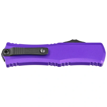 Microtech Hera II Mini Bayonet Purple Aluminum, Black M390MK by Tony and Sean Marfione (1701M-1PU)