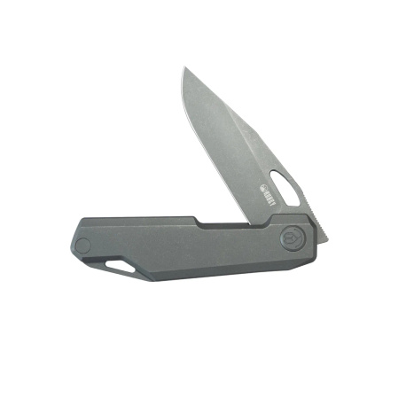 Kubey Verijero Knife Darkblasted Titanium, Darkwashed 14C28N by George Ovchinnikov (KB340E)
