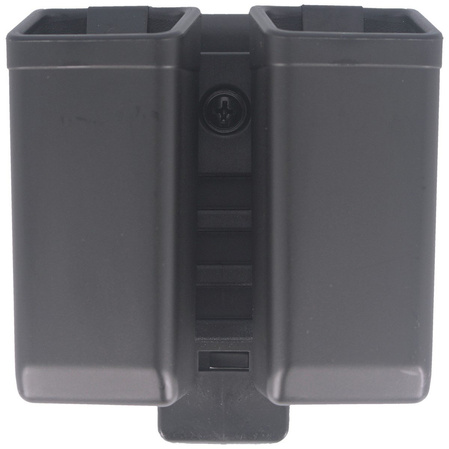 Podwójna ładownica ESP na dwurzędowe magazynki 9 mm Luger / .40 z obrotowym mocowaniem UBC-02, czarna (MH-MH-14)
