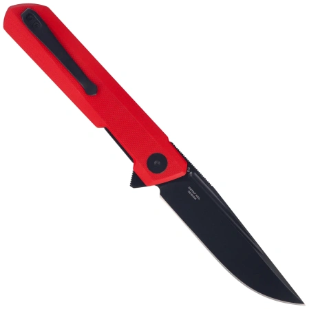 Nóż składany Bestechman Dundee Red G10, Black PVD D2 by Ostap Hel (BMK01L)