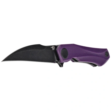 Nóż składany Bestech Ivy Purple G10, Black Stonewashed 14C28N by Ostap Hel (BG59G)